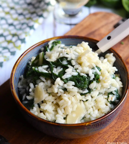 Risotto aux épinards et au Parmesan